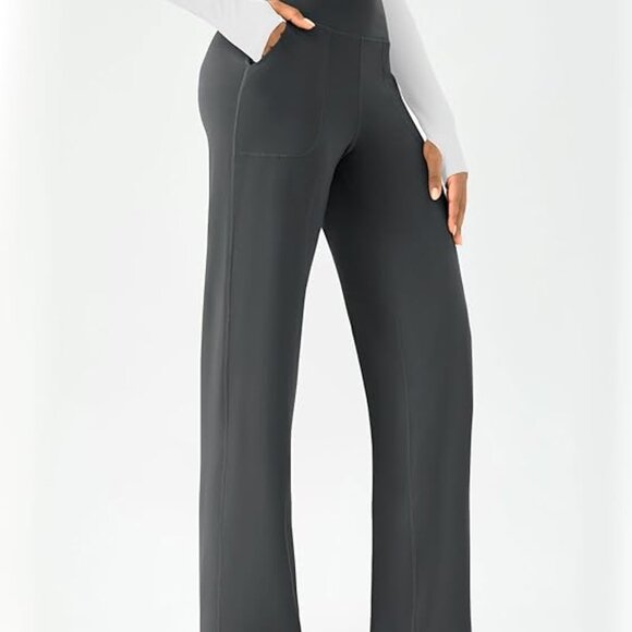 Pants - Womens Wide Leg Yoga Pants Casual Work Dress Pants
